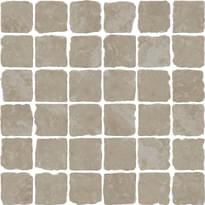 Плитка Cerdomus Pietra Di Assisi Mosaico 4.7 Bianco 30x30 см, поверхность матовая