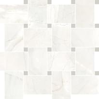 Плитка Cerdomus Pulpis Contrasti Bianco Con Tozzetto Piombo 30x30 см, поверхность матовая