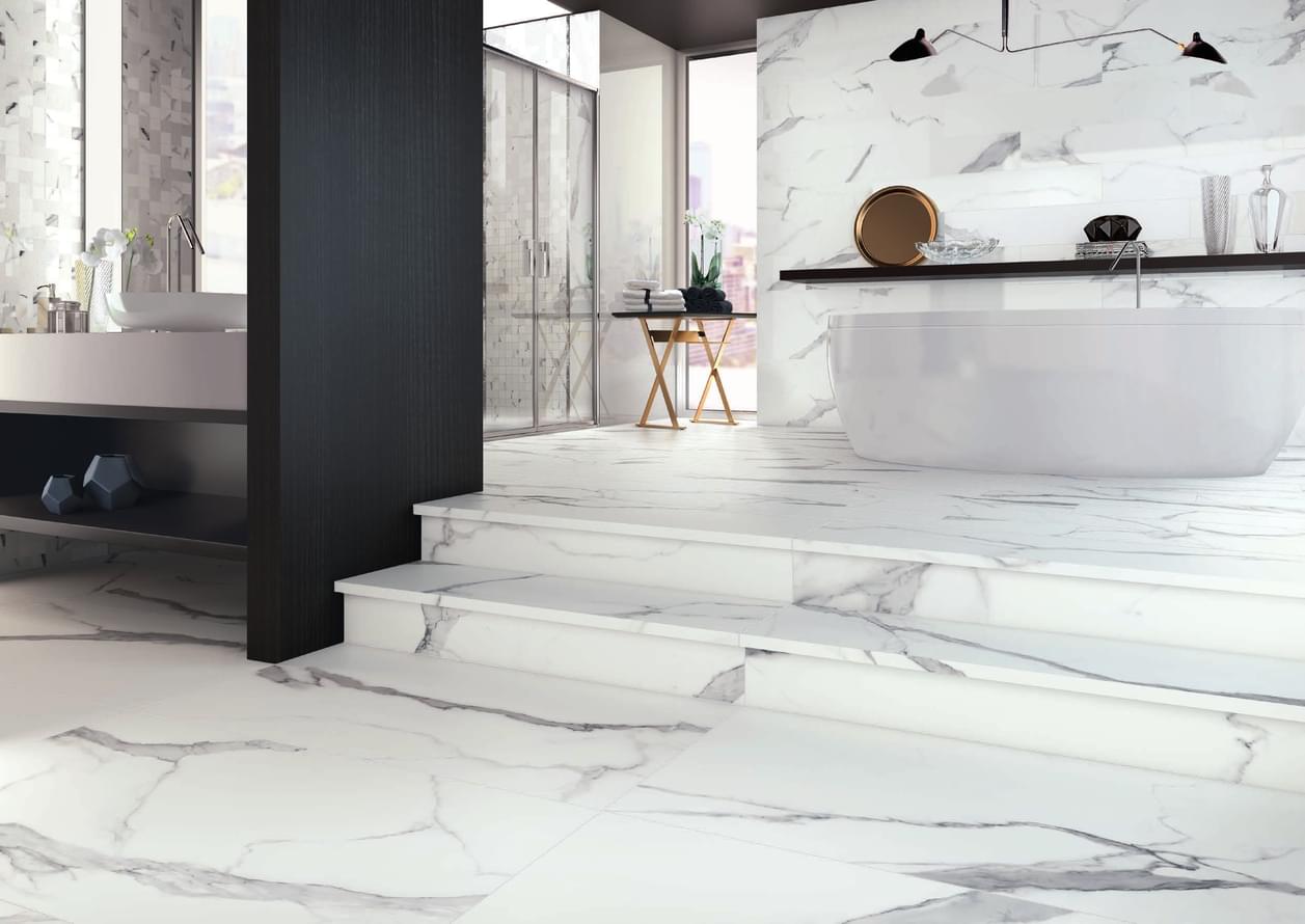 керамогранит фабрики Cerdomus коллекция Statuario Bianco