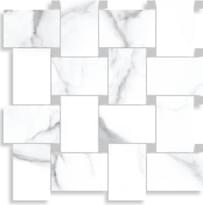 Плитка Cerdomus Statuario Bianco Contrasti Levigato con Tozzeti Piombo 30x30 см, поверхность полированная