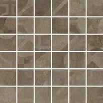 Плитка Cerdomus Verve Mosaico Vintage Brown 30x30 см, поверхность матовая, рельефная