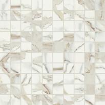 Плитка Cerim Antique Marble Pure Mosaico Lucido 3x3 30x30 см, поверхность полированная