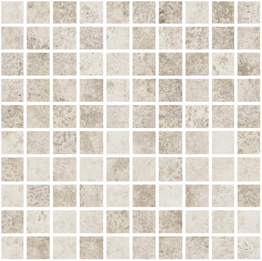 Cerim Artifact Aged White Mosaico 3x3 30x30