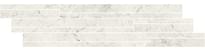 Плитка Cerim Exalt Fairy White Modulo Listello Sfalsato Naturale Lucido 15x60 см, поверхность микс