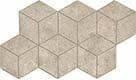 Плитка Cerim Material Stones Mosaico 3D 01 17.5x30 см, поверхность матовая