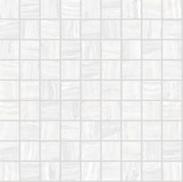 Плитка Cerim Onyx White Mosaico Lucido 3x3 30x30 см, поверхность полированная