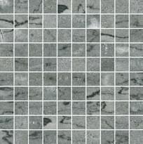 Плитка Cerim Timeless Bardiglio Gray Mosaico Lucido 3x3 30x30 см, поверхность полированная