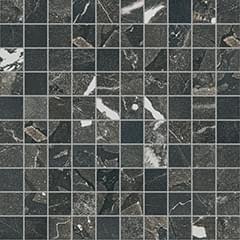 Cerim Timeless Black Deep Mosaico Naturale 3x3 30x30