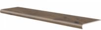 Плитка Cerrad Cortone Stopnica V-Shape Marron 32x120.2 см, поверхность матовая, рельефная