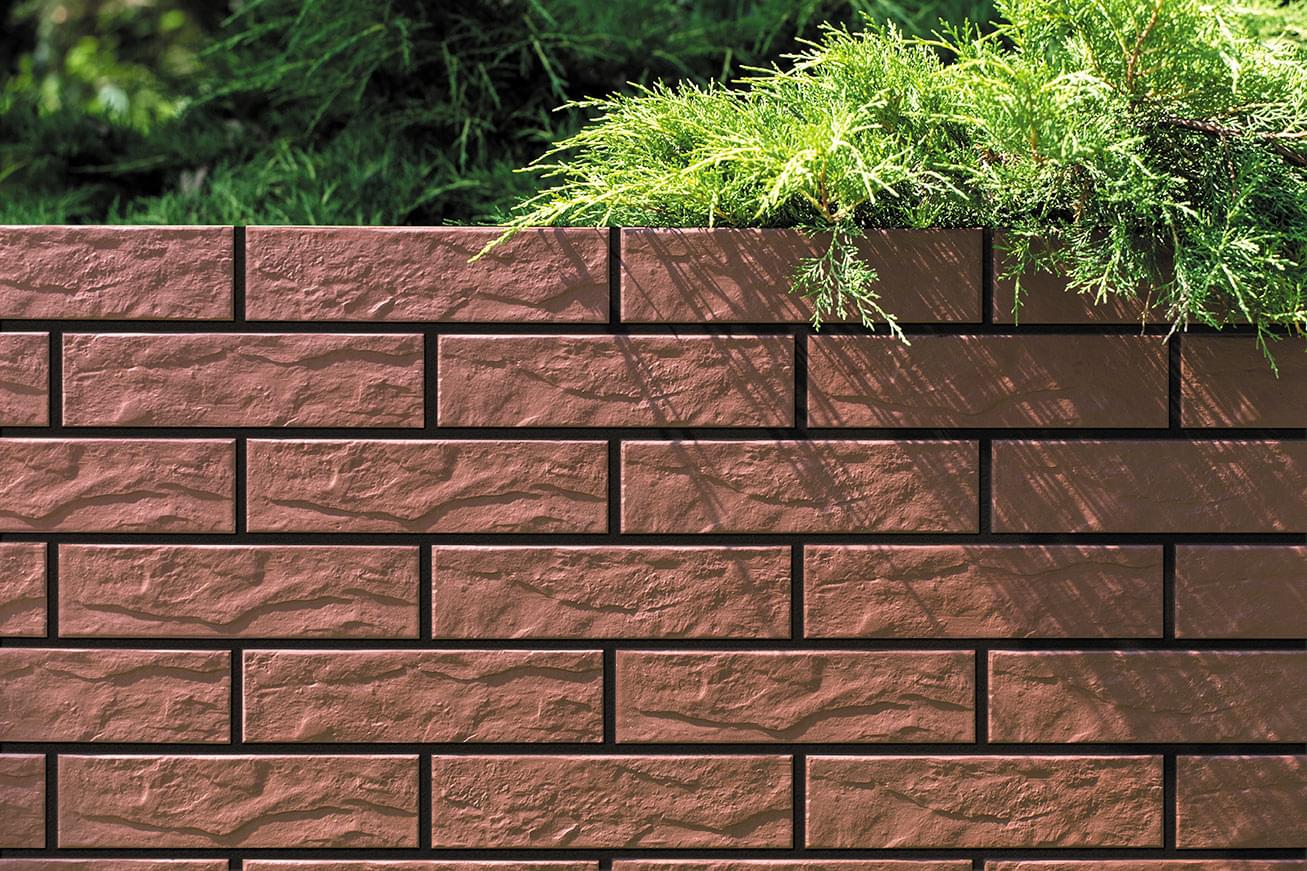 клинкер фабрики Cerrad коллекция Earth Burgundy