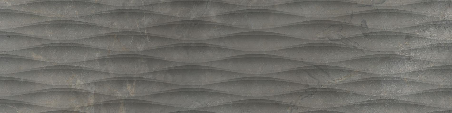 Cerrad Masterstone Graphite Decor Waves Rect 29.7x119.7