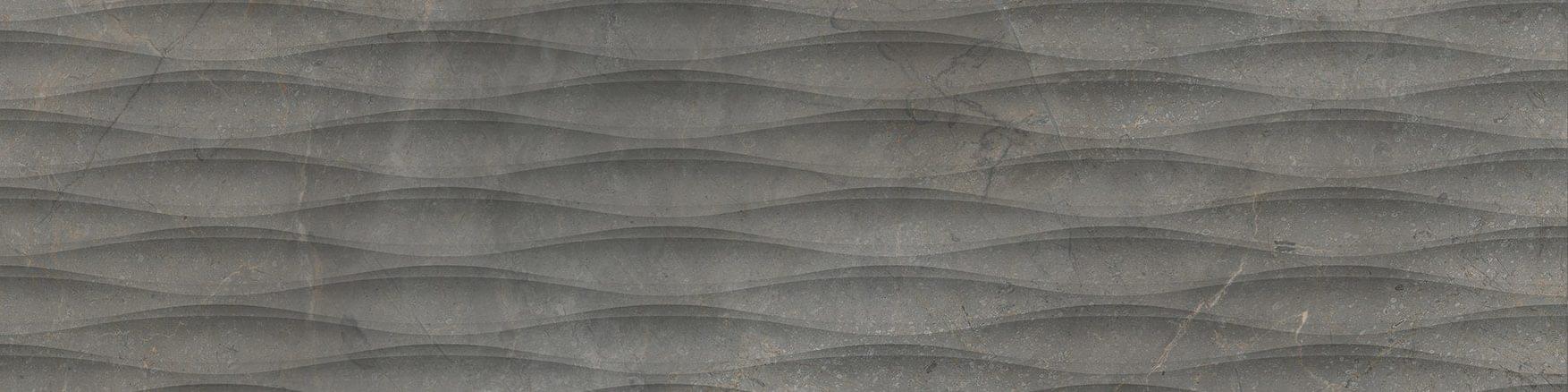 Cerrad Masterstone Graphite Poler Decor Waves 29.7x119.7