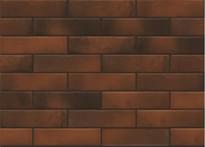 Плитка Cerrad Retro Brick Chili 6.5x24.5 см, поверхность матовая, рельефная