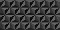 Плитка Cerrol Diamond Black Star Dekor 30x60 см, поверхность глянец, рельефная