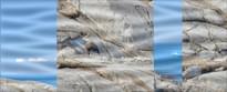 Плитка Cerrol Formula Faro Centro B Wave 20x50 см, поверхность глянец, рельефная