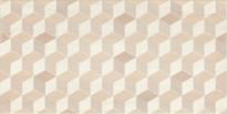 Плитка Cerrol Travis Crema Mosaic 30x60 см, поверхность глянец, рельефная