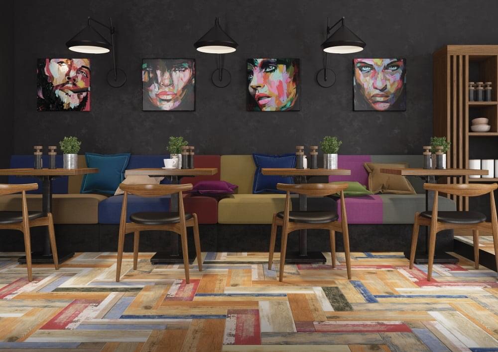 керамогранит фабрики Cersanit коллекция Colorwood