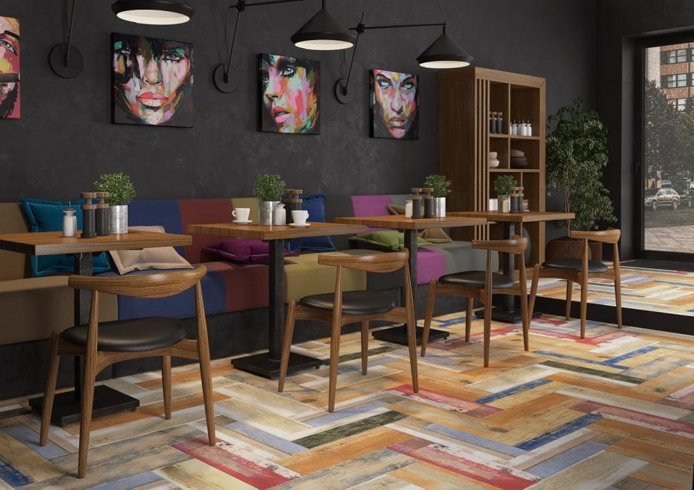 керамогранит фабрики Cersanit коллекция Colorwood