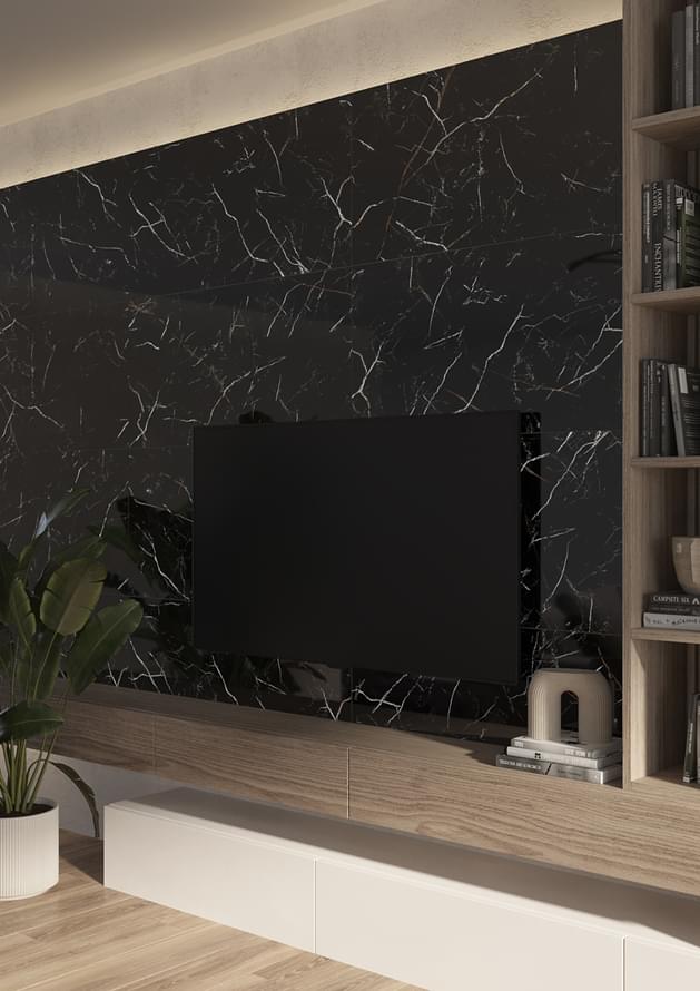 керамогранит фабрики Cersanit коллекция Nero