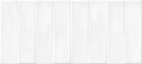 Плитка Cersanit Pudra Кирпич Белый Рельеф 20x44 см, поверхность глянец, рельефная