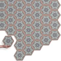Плитка Cezzle Ethno Snowflake-2 20x23 см, поверхность матовая