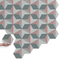 Плитка Cezzle Geo Origami 1 20x23 см, поверхность матовая