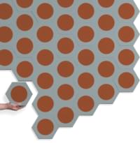 Плитка Cezzle Geo Round 1 20x23 см, поверхность матовая