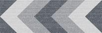 Плитка Cicogres Vinyle Decor Gris 30x90 см, поверхность матовая, рельефная