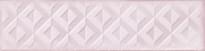 Плитка Cifre Drop Relieve Pink 7.5x30 см, поверхность глянец, рельефная