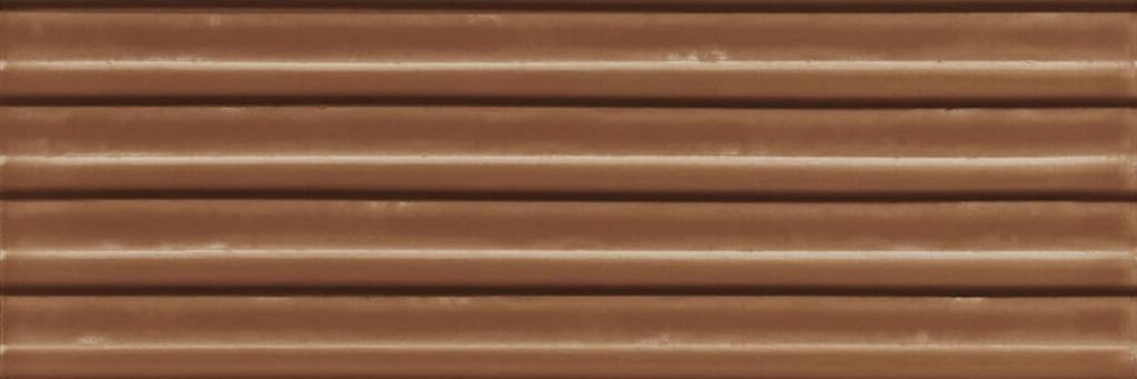 Плитка Cifre Gare Terra Brillo 10x30.5 см, поверхность глянец, рельефная
