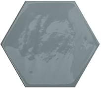 Плитка Cifre Kane Hexagon Grey 16x18 см, поверхность глянец