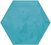 Плитка Cifre Kane Hexagon Sky 16x18 см, поверхность глянец