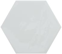 Плитка Cifre Kane Hexagon White 16x18 см, поверхность глянец