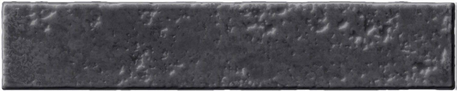 Плитка Cifre Puck Black Brillo 5x50 см, поверхность глянец