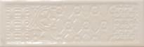Плитка Cifre Titan Decor Ivory 10x30.5 см, поверхность глянец, рельефная