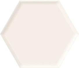 Classica Ideal Universal Heksagon White Struktura Gloss 17.1x19.8