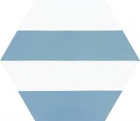 Плитка Codicer Porto Hex Capri Blue 22x25 см, поверхность матовая