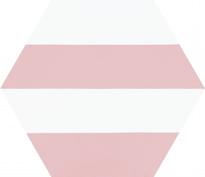 Плитка Codicer Porto Hex Capri Pink 22x25 см, поверхность матовая