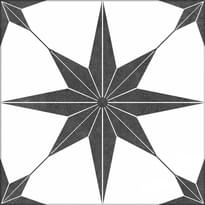 Плитка Codicer Stella Nero 25x25 см, поверхность матовая