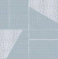Плитка Colorker Ikon Mosaico Wili Blue 28.6x28.6 см, поверхность глянец