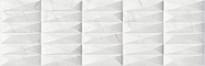 Плитка Colorker Sky Keops White 31.6x100 см, поверхность глянец, рельефная