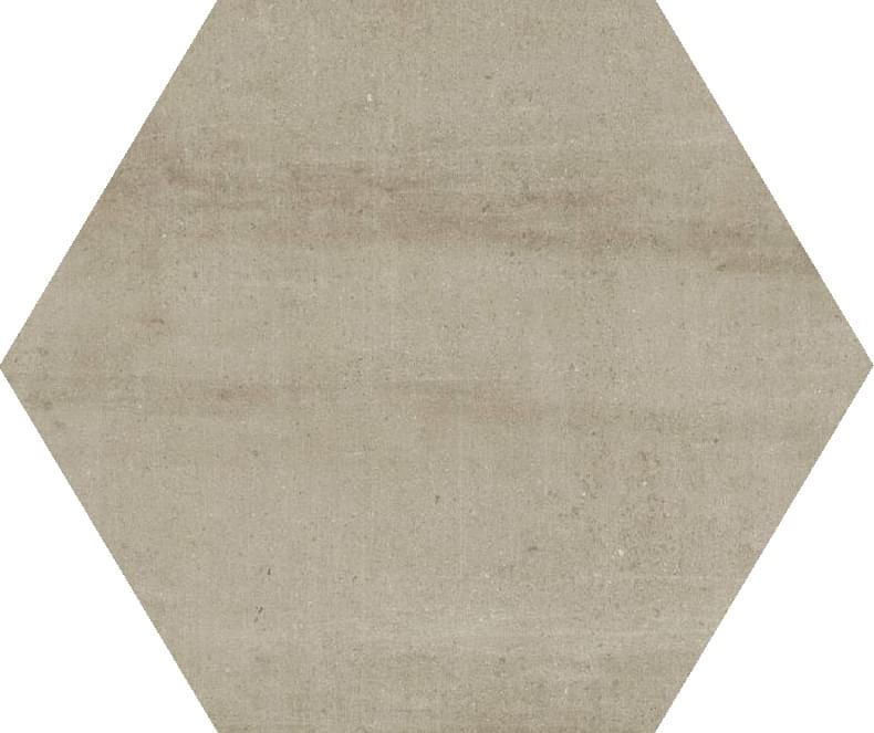 Colorker Solid Hexagono Taupe 14.5x12.5