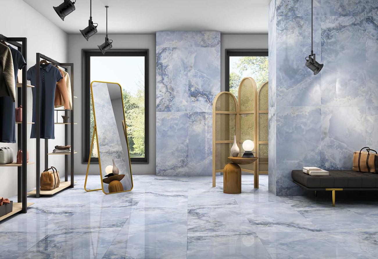 керамогранит фабрики Colortile коллекция Onyx Sea Blue