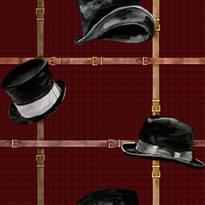 Coordonne Wander Ascot Wine Винил 10м x 50см поверхность