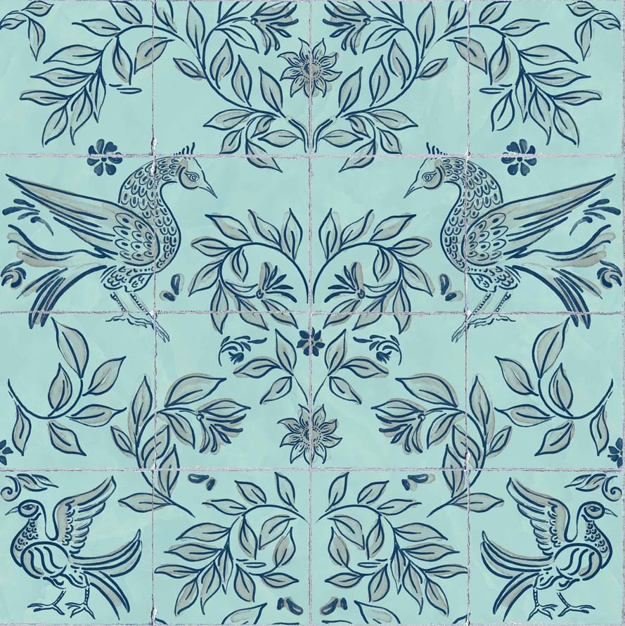 Coordonne Wander Ceramica Aqua Флизелин 10м x 50см поверхность