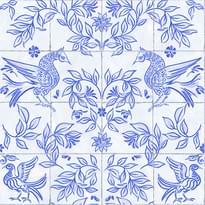 Coordonne Wander Ceramica Blue Винил 10м x 50см поверхность