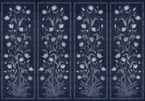 Coordonne Wander Daffodil Navy Винил 2.8м x 400см поверхность
