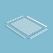 Cosca Decor Молдинги Молдинг Финишный Mf001 4.6x280x1.2 см поверхность 