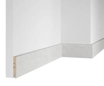 Плинтус Cosca Decor Плинтусы МДФ 36 Бетон Известковый ПВХ 8x240x1.6 см поверхность 