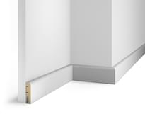 Плинтус Cosca Decor Плинтусы МДФ AP02 Белый С Пазом 6x240x1.6 см поверхность 